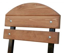 Židle zahradní Nela Lux dřevo a ocel RB Garden - vše pro venkovní posezení na zahradě a na terase