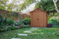 DARWIN domek 6x6 hnědý Keter - vše pro venkovní posezení na zahradě a na terase