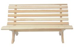 RETRO dřevěná lavice - PŘÍRODNÍ Rojaplast - vše pro venkovní posezení na zahradě a na terase