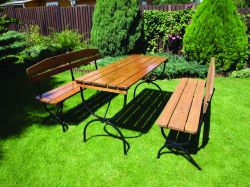 Zahradní sedací souprava dřevěná Bravo 160 cm Rojaplast - vše pro venkovní posezení na zahradě a na terase