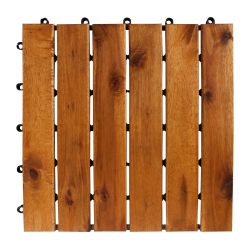 Dřevěná dlaždice akát 30x30 cm vertikální Linder Exclusive - vše pro venkovní posezení na zahradě a na terase