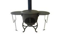 Litinový stolek pro krb VULKAN Globe-Fire - vše pro venkovní posezení na zahradě a na terase